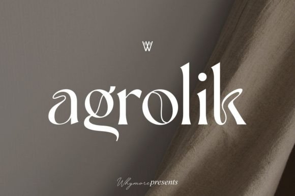 Agrolik: A Serif Font That Breathes Quiet Confidence
