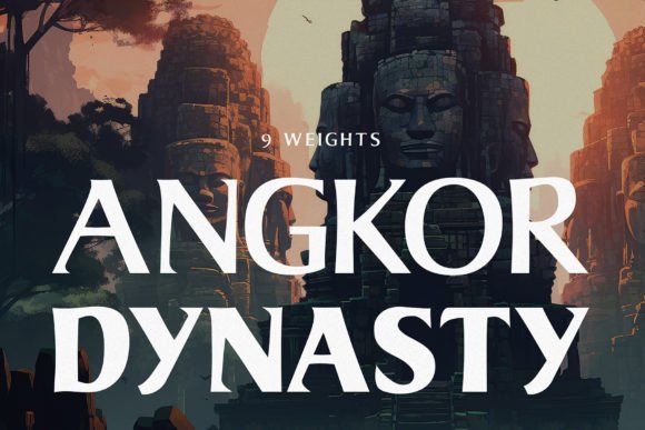 Angkor Dynasty: A Display Font That Adds Cultural Depth to Your Brand