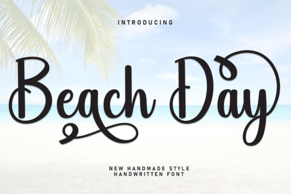 Beach Day: A Friendly Handwritten Display Font for Editorial Charm