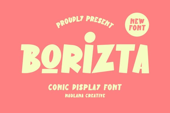 Borizta: A Playful, Professional Display Font for Small Brands