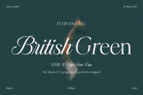 British Green: A Strategic Serif & Script Font Duo for Marketers