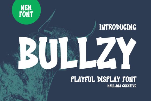 Bullzy: A Playful Display Font for Editorial Impact