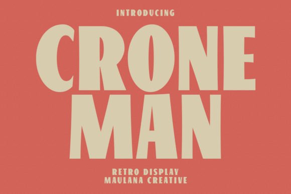 Croneman: A Retro Sans Display Font for Confident Digital Branding