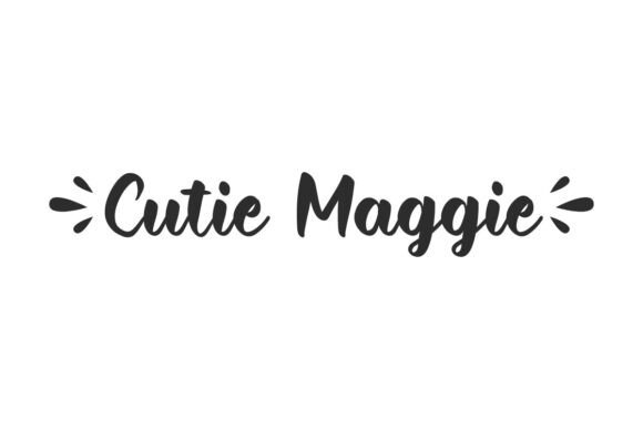 Cutie Maggie: A Handwritten Font That Feels Human on Screen