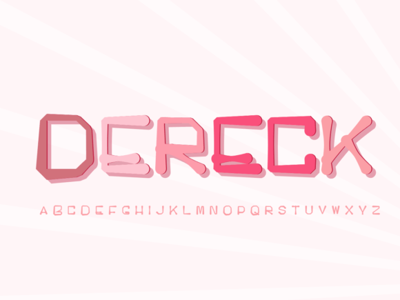 Dereck: A Display Font That Actually Works in Real Branding