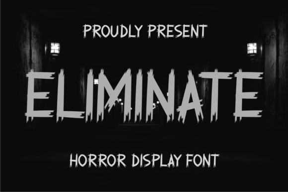 Eliminate: A Spooky-Perfect Display Font for Halloween Branding