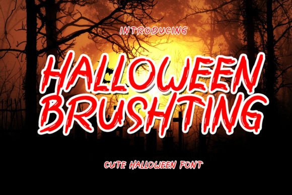 Halloween Brushting: A Spooky Display Font That Actually Works