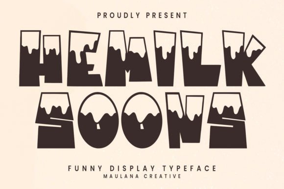 Hemilk Soons: A Display Typeface That Feels Like a Thoughtful Pause
