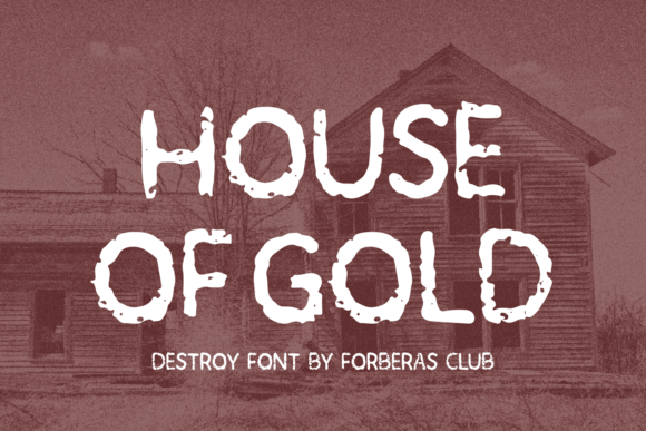 House of Gold: A Display Font That Elevates Editorial Mood