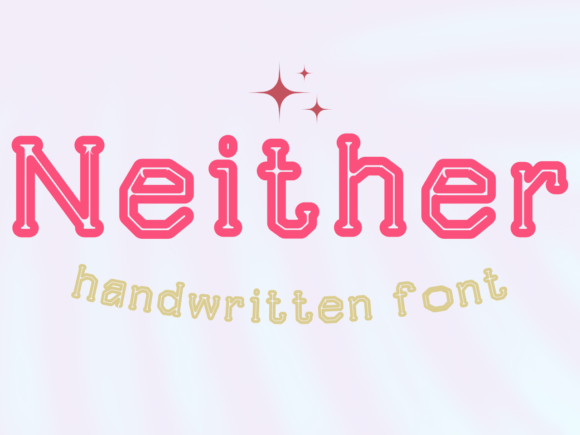 Neither: A Whimsical Display Font That Feels Like a Design Win