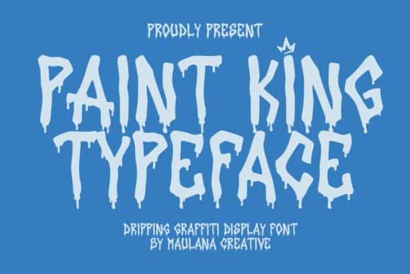 Paint King: A Bold Display Font for Small Business Branding