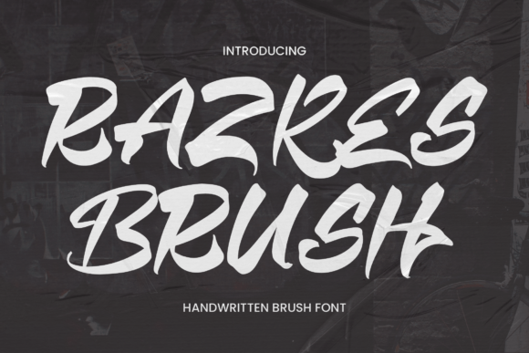 Razkes Brush: A Handwritten Script Font with Editorial Warmth