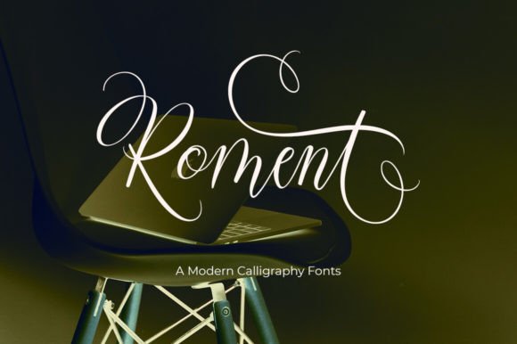 Roment: A Modern Script Font That Makes Your Campaign Stand Out