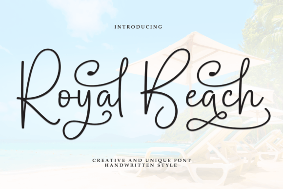 Royal Beach Font: Timeless Handwritten Elegance for Your Brand