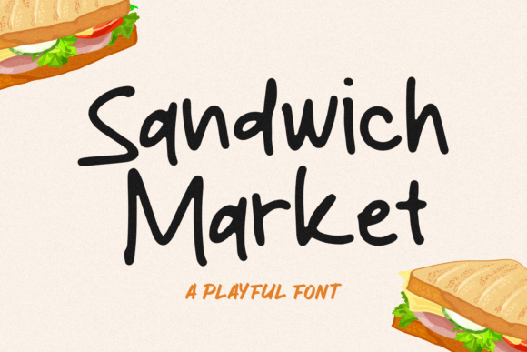 Sandwich Market: A Handwritten Script Font for Editorial Warmth