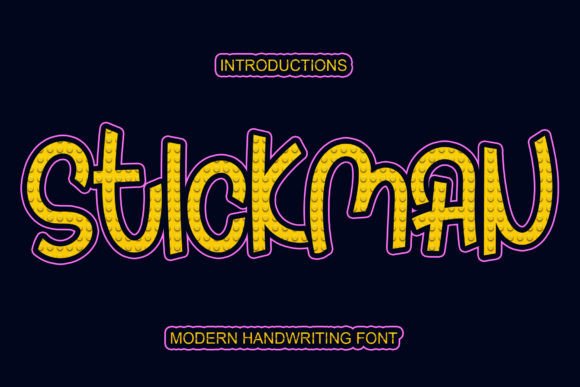 Stickman: A Sweet Handwritten Font for Real Business Branding