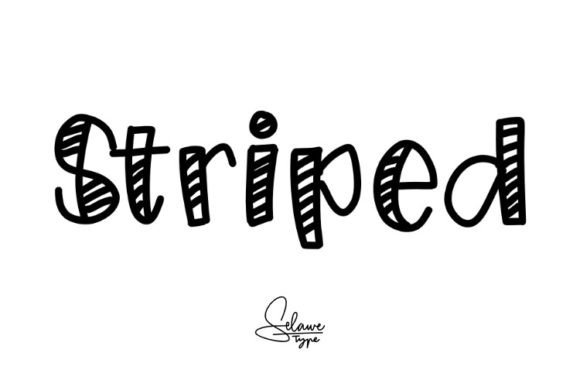 Striped: A Playful Display Font That Makes Handmade Goods Shine