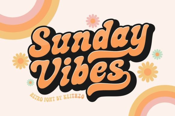 Sunday Vibes: A Retro Script Display Font for Digital Brands